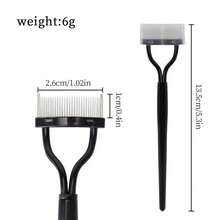 1 Piece Of Metal Tooth Eyelash Comb - Very Suitable For Mascara - No Aggregation, Durable, Convenient - Suitable For Both Men And Women, Professional Steel Tooth Eyelash Comb Separator, Elaborate Makeup Tools, Charming Eyelashes