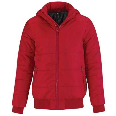 B&C Mens Superhood Jacket (Red/Black)