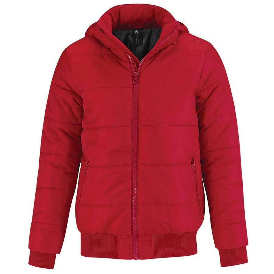 Mens Superhood Jacket (Red/Black) - Black - View 1