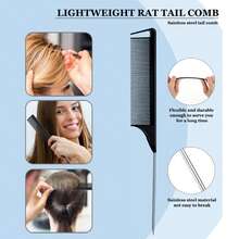 ikt 10 件套发蜡棒套装，头发顺滑蜡棒，散落发蜡棒，发胶棒，不油腻造型发膏，适用于散落头发和边缘控制卷曲头发配套套装梳子五件套。