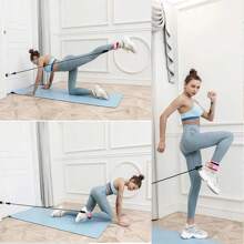 Sangle de cheville de fitness, boucle pour l'entraînement des fessiers et de l'extension des jambes, sangle de cheville pour rack de squat, accessoires de gym pour les chevilles