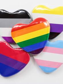 Custom Pins, Badges, Photo Pins, Heart-Shaped Pins In 1/3/5/10/30/50/100/200 Pcs; Gifts For Valentine's Day, Mother's Day, Personalized Heart-Shaped Pins, Graduation Gifts, Wedding Gifts, Christmas Gifts, Halloween Gifts, Custom Lover's Photo Heart-Shaped Badges, Custom Heart-Shaped Pins, Design Your Own Personalized Pins And Badges - Heart Style1 - View 9