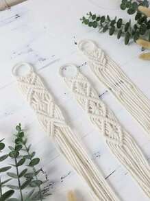 3pcs Boho Macrame Hanging Plant Stand Flower Pot Organization And Storage Home Decor,Handmade Floarl Basket Planter Planting Holder,Indoor Outdoor Graduation Wedding House Office Living Room Wall Plants Container Decoration Back To School Supplies Thanksgiving Christmas Holiday Essentials Gift