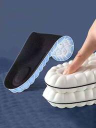 足を疲れさせない柔らかいソールインソール1ペア、スポーツに適しています。この抗菌消臭吸湿インソールは、プラッシュで快適な履き心地を提供し、長時間立っても最適です。女性と男性の靴用アクセサリー