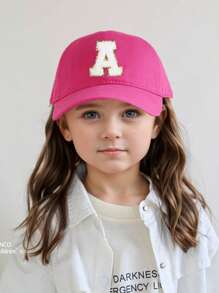 1 st. Kinderen' 26 Letters Baseball Cap Truck Driver Hat, Modieuze Casual Cap Voor Meisjes Terug Naar School Dagelijkse Kleding