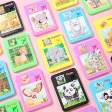 Set de 10 piezas de juguetes de rompecabezas de animales, regalos para fiestas de cumpleaños, relleno de piñatas y recompensas, en colores surtidos, adecuados como regalos de Pascua, Halloween, Navidad, invierno, Año Nuevo, decoración de habitación de Pascua