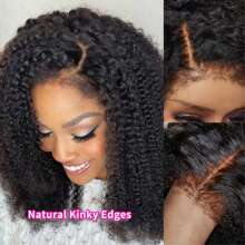 Kinky Curly Human Hair Wig 13x4 HD Lace Frontal Wigs 200% Density 8-40 Inch Short Long Jerry Curly Lace Front Wigs Glueless Wig Pre Plucked With Baby Hair Brazilian Virgin Human Hair For Women