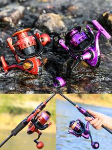 SOUGAYILANG Spinning Fishing Reel,5.2:1 Gear Ratio Freshwater Fishing Reel,0.18-0.35mm Line Capacity,1000-5000 Series With Lightweight And Corrosion Resistant Saltwater Spinning Reel,Suitable For Freshwater Fishing Enthusiasts And Beginners