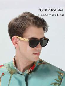 1 pièce Lunettes de mode personnalisées - Lunettes de soleil avec texte personnalisé, personnalisées spécialement pour votre commande personnelle, cadeau de compagnon pour fête entre célibataires, cadeau du témoin, lunettes de mode personnalisées d'anniversaire, miroir de soleil en bois personnalisé, lunettes de mode du témoin personnalisées, cadeau de mariage pour homme, souvenir de mariage, cadeau d'anniversaire, cadeau de fête, cadeau de mariage, cadeau de fête des pères, multifonctionnel, ornemental, réutilisable, raffiné, élégant, de haute qualité, coloré, moderne, personnalisé, unique, cadeaux idéaux pour lui, cadeaux idéaux pour elle, petit ami, papa, petite amie, maman, famille, amis, salon de thé, maison, jardin, bureau, pour les anniversaires, pour la Saint-Valentin, pour la fête des mères, pour les anniversaires, pour la fête des pères, pour la remise des diplômes, pour les mariages, pour le pendaison de crémaillère