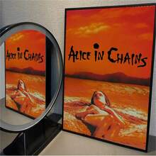 1 Pc Unframed Posters Wall Arts Pop Retro Music Alice In Chains Poster Art Paper Coffee House Bar Room Wall Decor - Multicolor - View 22
