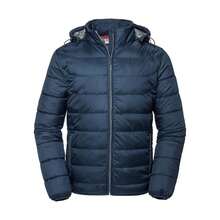 Russell Europe Mens Nano Hooded Padded Jacket (French Navy) - Blue - View 1