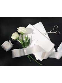 Cinta de gasa color dorado champán, cinta de seda dorada brillante con borde deshilachado para ramos de novia, envolver regalos, decoración de boda DIY, manualidades, Navidad, Día de San Valentín