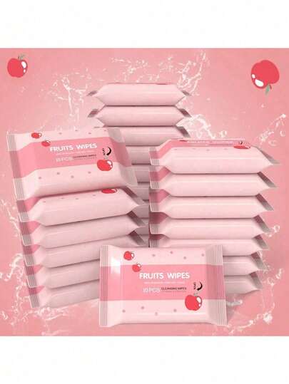 [Gói 10 khăn giấy trong một túi] Khăn ướt vải không dệt mini, di động, dùng để vệ sinh vật dụng hàng ngày