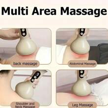 USB Rechargeable Massage Device, With Strong Suction, Suitable For Full Body Muscle Relaxation - Great For Home Use On Abdomen, Back And Legs, Massage Tool, Perfect Gift For Women
