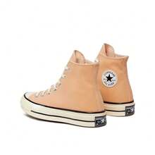 CONVERSE A03446C - Giày vải đế dày cổ cao thời trang nam đa năng thường ngày - Quả đào - Xem 3