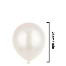 20/100 Pieces Pearl White Balloon Set, Perfect For Birthday, Wedding, Valentine's Day, Thanksgiving, Mother's Day, Halloween, Christmas, New Year's Day, Opening Ceremony, Graduation Season, Home Decoration, Balloon Decoration, Balloon Party, Photo Props Sign-In Photo Ambient Background, Photo Props Still Life Decoration