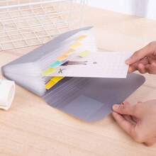 Pastas Sanfonada para Cheque Pasta Documentos Pasta Arquivo Pasta Cheque 12 Divisória Organização Pasta Duplicata - Prata - Visão 4