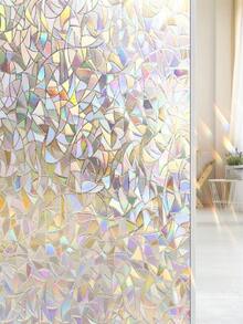 1PC Household PVC Window Privacy Sticker, Glass Privacy Film, Color Glass Decorative Window Film, Sunshade Window Sticker, Electrostatic Adsorption, No Glue Required, Frosted Privacy Glass Sticker, UV Protection, Suitable For Home, Office, Bathroom Privacy And Light Protection Room Decor Home Decor