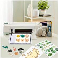 10 Sheets Matte White Printable Vinyl Sticker Paper, Self-Adhesive Copy Paper For Inkjet And Laser Printer, Waterproof Decal Paper, Dries Quickly And Holds Ink Beautifully - White - View 4