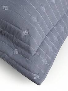 200 Thread Count Double-Sided Bedspread, Double/Queen/King/Single, Embroidered, 3-Piece Luxury Decor - Grey - View 4