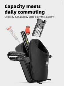 ROCKBROS Cycling Bottle Bag Multi-Functional Anti-Deformation Double Zippers - Multicolor - View 6