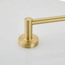Brushed Gold Bathroom Accessories Set Hardware Kit Wall Mount Hand Towel Bar Rack Toilet Roll Paper Holder Robe Hook Hanger