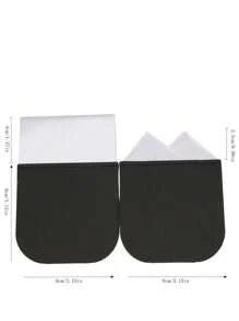2 piezas de pañuelos de poliéster de unicolor portátiles para hombres, accesorio de moda de lujo de alta gama para bodas, negocios y uso casual