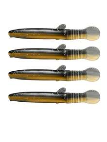 8pcs Bionic Soft Lure Baits, Simulated Gudgeon For Bass Fishing - Multicolor - View 1