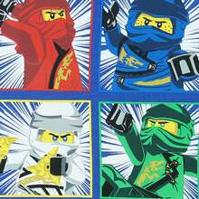 LEGO Ninjago T-Shirt | Kai, Lloyd, Jay & Zane Boys' T Shirt | Kids' Tops - Blue - View 2