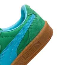 Puma Zapatillas de deporte transpirables con estilo vintage Palermo, zapatos para ir al trabajo, zapatos para correr, zapatos casuales para viajar - Verde brillante azul lago - Ver 7