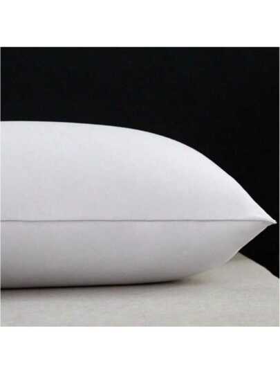 1pc Hotel Home Bed Pillows, Luxe Quality, Made Premium Zachte Feather Alternative Filling, Com Tafel High Elasticity Bedroom, Guest Room, Dorm Room (45 66cm 1/ Set) view 5