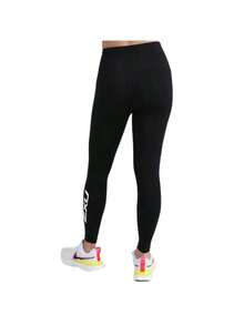 2XU Letter Graphic Black Fitness New Heights Comp Tight - Black and White - View 2
