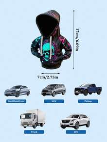 1 pezzo Copri pomello del cambio creativo - Decorazione per interni auto assorbente del sudore, design stampato, fodera morbida per una presa confortevole, design unico e interessante che mostra la tua personalizzazione, facile da installare e rimuovere per la pulizia, protezione durevole per il cambio, disponibile in più colori e motivi, adatto alla maggior parte dei modelli di veicoli - Multicolore - Visualizzare 7