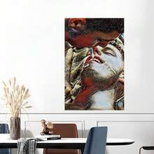 Framed Abstract S Exy Man Hot Muscle Gay Poster Gay Man Art (13) Canvas Painting Posters And Prints Wall Art For Living Room Bedroom Decor - Framed - View 3