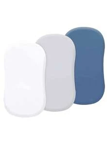 3 件套婴儿床单，多种颜色可选，超柔软婴儿床床单，通用，适用于摇篮椭圆形床垫，舒适爱情人节 - 多色 - 查看 10