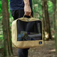 HIKEMAN Outdoor Camping Bag, Hiking Tote Bag, Multi-Purpose Travel Bag, Mesh Transparent Bag, Suitable For Traveling, Hiking, Outdoor Picnicking, Camping, Carrying And Portable - Multicolor - View 9