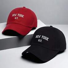 1/2pcs Fashionable Letter Embroidered Baseball Caps For Men And Women, Spring And Summer Outdoor Sun Protection Hats - Multicolor - View 11