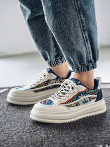 Men's Fashionable Rope Thick Sole Low-Top Casual Sneakers Canvas Shoes, Versatile For Spring/Summer