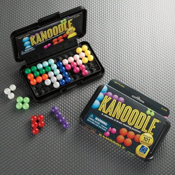 1pc-Educational Insights Kanoodle 3D Brain Teaser Puzzle For Ages 7+ Brain Games For Kids And Adults, Travel Games