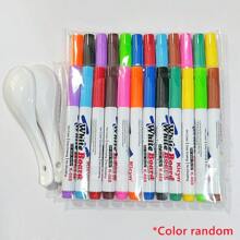 Set di pennarelli galleggianti per acqua, magici, cancellabili con acqua, adatti per bambini, arte e regali divertenti, con inchiostro galleggiante, ideali per sviluppare l'intelligenza attraverso il disegno e i puzzle, adatti come regali per compleanni di bambini, ufficio, scuola, disegno, studenti, articoli di cartoleria, ragazzi, ragazze, forniture scolastiche, giocattoli per ragazze, regali per bambini