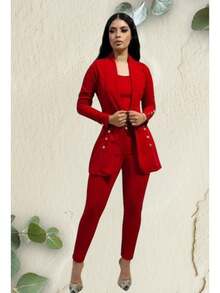 Traje completo - Rojo - Ver 3