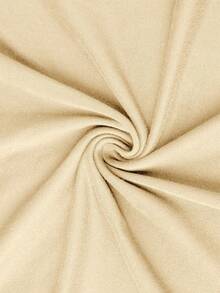 Tween Girl Funny Cat Print Round Neck T-Shirt, Summer Top - Apricot - View 8