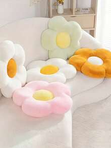 1 件雏菊花座垫向日葵抱枕沙发窗台枕套创意礼物 - 彩色 - 查看 4