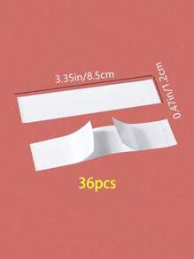 Fita Hijab 360/180/72/36 peças/acessórios para fita Hijab em formato de toldo, perfeita para usar, casual, fita dupla face antiderrapante