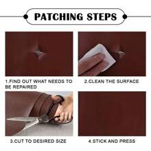 Self-Adhesive Leather Repair Patches PU Leather Fabric Stickers For Leather Clothes Sofa Car Seats Furniture Bags Repair Sticky