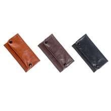 1PC, New Tobacco Bag PU Leather Tobacco Bag Creative Double Buckle Multifunctional Retro Portable Bag For Men's Hand-Held Pipe Accessories, Four Colors To Choose From