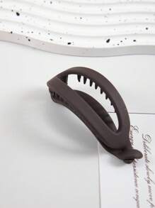 1/4pcs Matte Simple Banana Shape Hair Clips, Elegant All-Match Versatile Daily & Casual Gathering Hair Accessories
