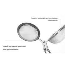 3 Pack Mesh Snap Ball Tea Strainer With Handle For Loose Tea And Mulled Wine Spices, Stainless Steel Strainer - Silver - View 4
