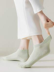 5-30 Pairs Women's Multicolor Socks, Thin & Fashionable Low-Cut Shallow Opening White Japanese Style Boat Socks, Soft Short Socks, Random Colors For Summer - Multicolor - View 8