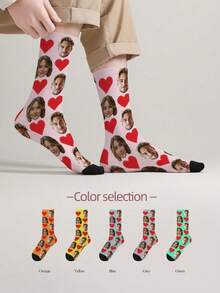 1 Pair Custom Face Socks, Custom Photo Sock, Custom Printed Socks, Personalized Funny Face Socks, Custom Picture Socks, Put Any Face On The Socks, Anniversary Gift, ValentineGift,BirthdayGift,WeddingGiftDawgAdorable,Contracted,Funny,CozyCustom,Personalized,Unique,Customized Personalized Gifts For Men/Women Ideal Gifts For Him Boyfriend,Friends Bedroom,For Weddings,For Holiday,For Anniversaries,For Birthdays